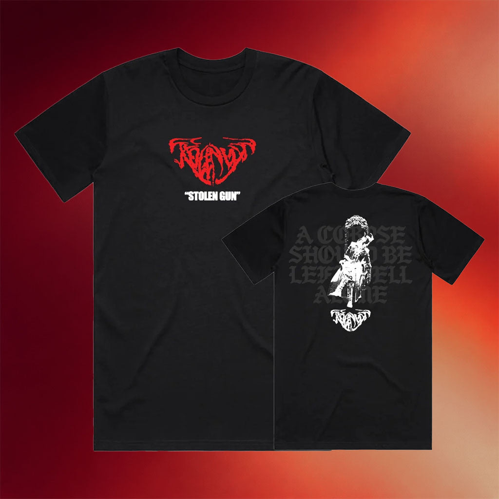Stolen Gun Merch 2026 Corpse Shirt Stolen Gun Band T-Shirt Black Gift For Brothers - Merchluma