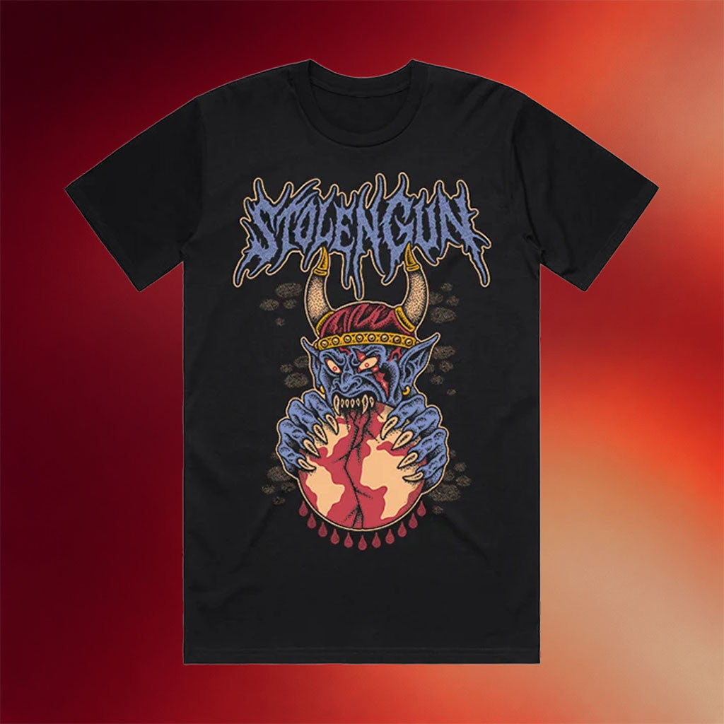 Stolen Gun Merch 2026 World Eater T-Shirt Stolen Gun Band Shirt Gift For Boyfriend - Merchluma