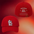 Noah Kahan Merch 2026 NK Cardinals Busch Stadium Hat Embroidered Great Divide Tour Merch Red - Merchluma