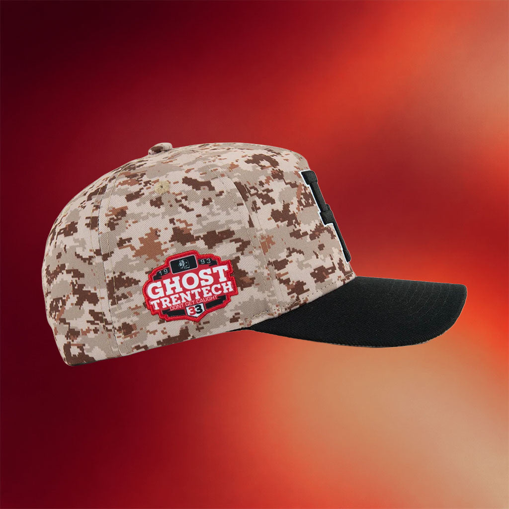 Ghost Racing Merch 2026 GXT Camo Hat Embroidered LA Hat Gift For My Boyfriend - Merchluma