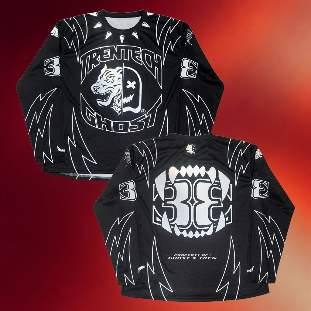 Ghost Racing Merch 2026 Reflective Big Dog Jersey Black Birthday Gift For Friend - Merchluma