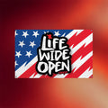 CboysTV Merch 2026 Stars And Stripes Flag Life Wide Open Merch Home Decor Patriotic Gifts - Merchluma