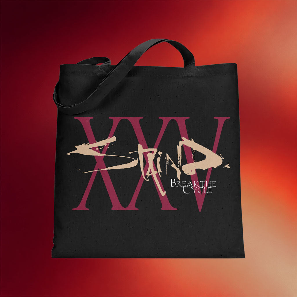 Staind Merch 2026 Break The Cycle XXV Tote Bag Unique Gift For Rock Band Fans - Merchluma