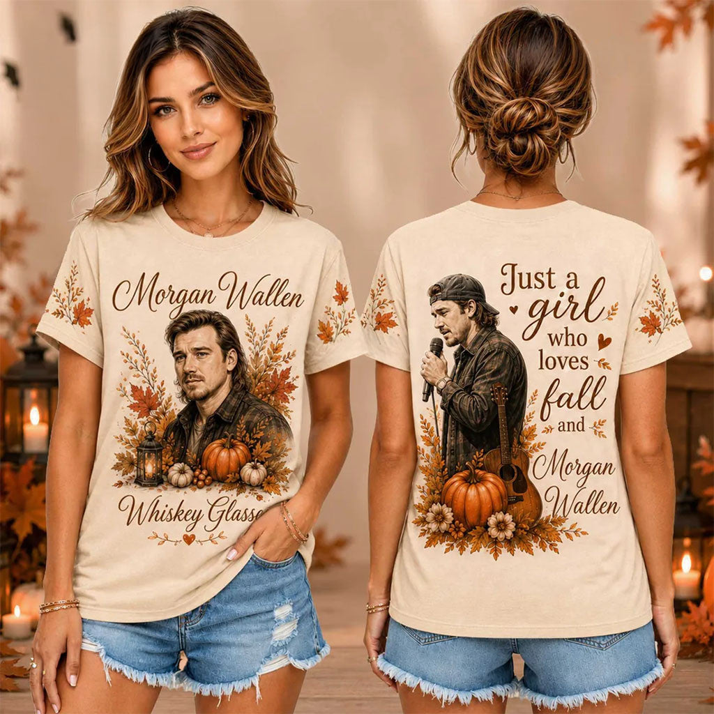 Morgan Wallen Autumn Harvest 2026 T-Shirt Morgan Wallen Merch Fall Outfits For Music Fans - Merchluma