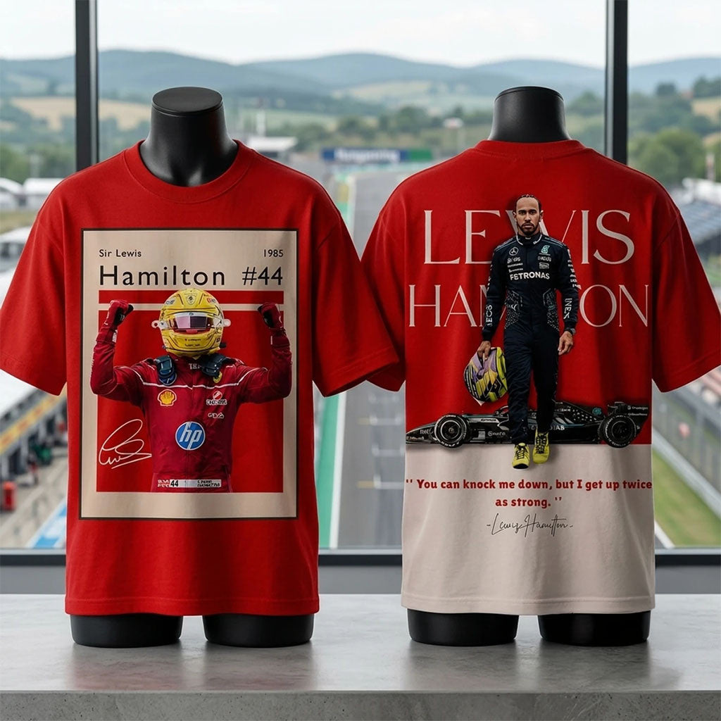 Sir Lewis Hamilton #44 Motivational Quote T-Shirt Lewis Hamilton Merch Gift For Racing Fans - Merchluma