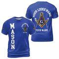 Personalized Masonic Lodge T-Shirt 2026 Freemason Merch Gift Ideas For Fathers - Merchluma