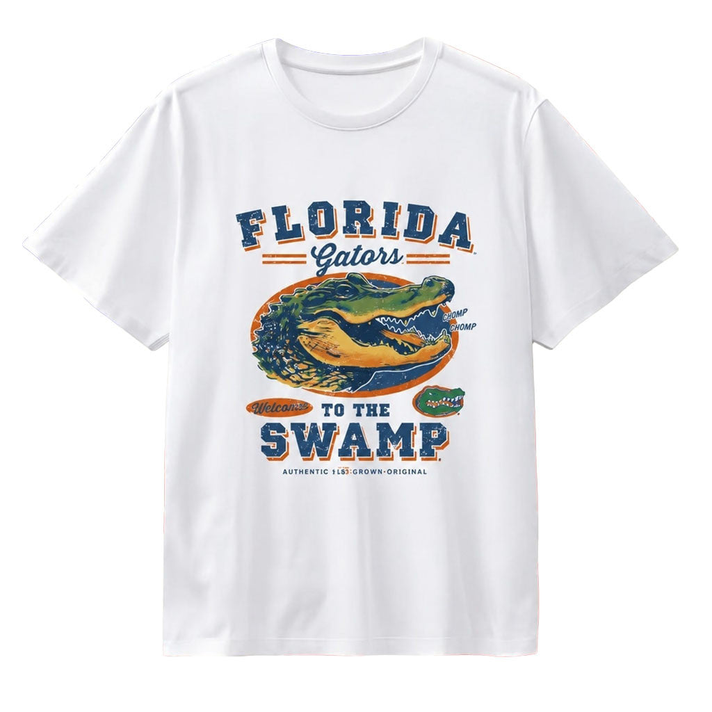 Florida Gators Welcome To The Swamp Chomp T-Shirt 2026 Florida Gators Merch Gift For Fans - Merchluma
