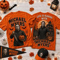 Michael Myers Halloween Orange T-Shirt 2026 Michael Myers Merch Best Gift For Halloween - Merchluma