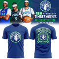 Minnesota Timberwolves 2026-2027 New Blue Shirt Timberwolves Merch Gift For Basketball Fan - Merchluma