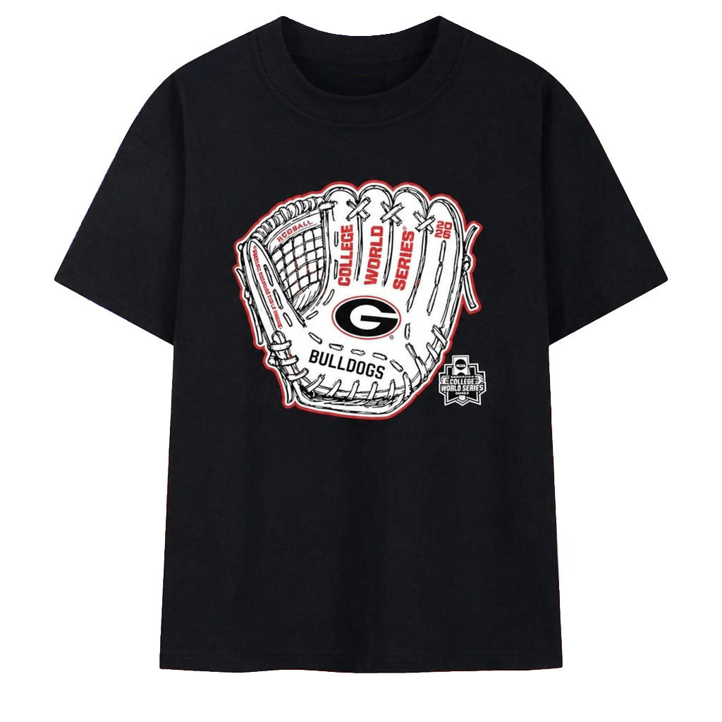 Georgia Bulldogs Baseball College World Series 2026 Charles Schwab Field Omaha Shirt Fan Merch - Merchluma