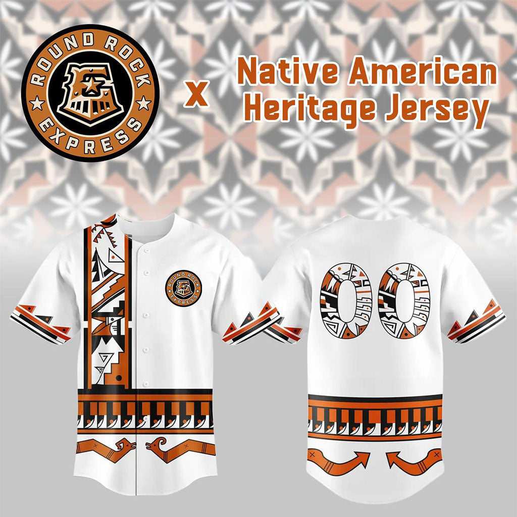 Personalized Round Rock Express Native American Heritage New Jersey Round Rock Express Merch - Merchluma