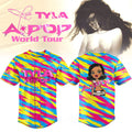 Tyla A POP World Tour 2026 Special Edition Baseball Jersey Tyla Merch Present For Music Lovers - Merchluma