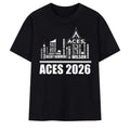 Las Vegas Aces 2026 Typography Skyline T-Shirt LV Aces Match Present For Basketball Fans - Merchluma