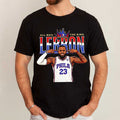 LeBron James All Hail The King Sixers T-Shirt Phila 76ers Merch Present For Basketball Fans - Merchluma