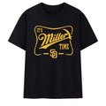 San Diego Padres Baseball It's Miller Time T-Shirt SD Padres Merch Present For Baseball Lover - Merchluma