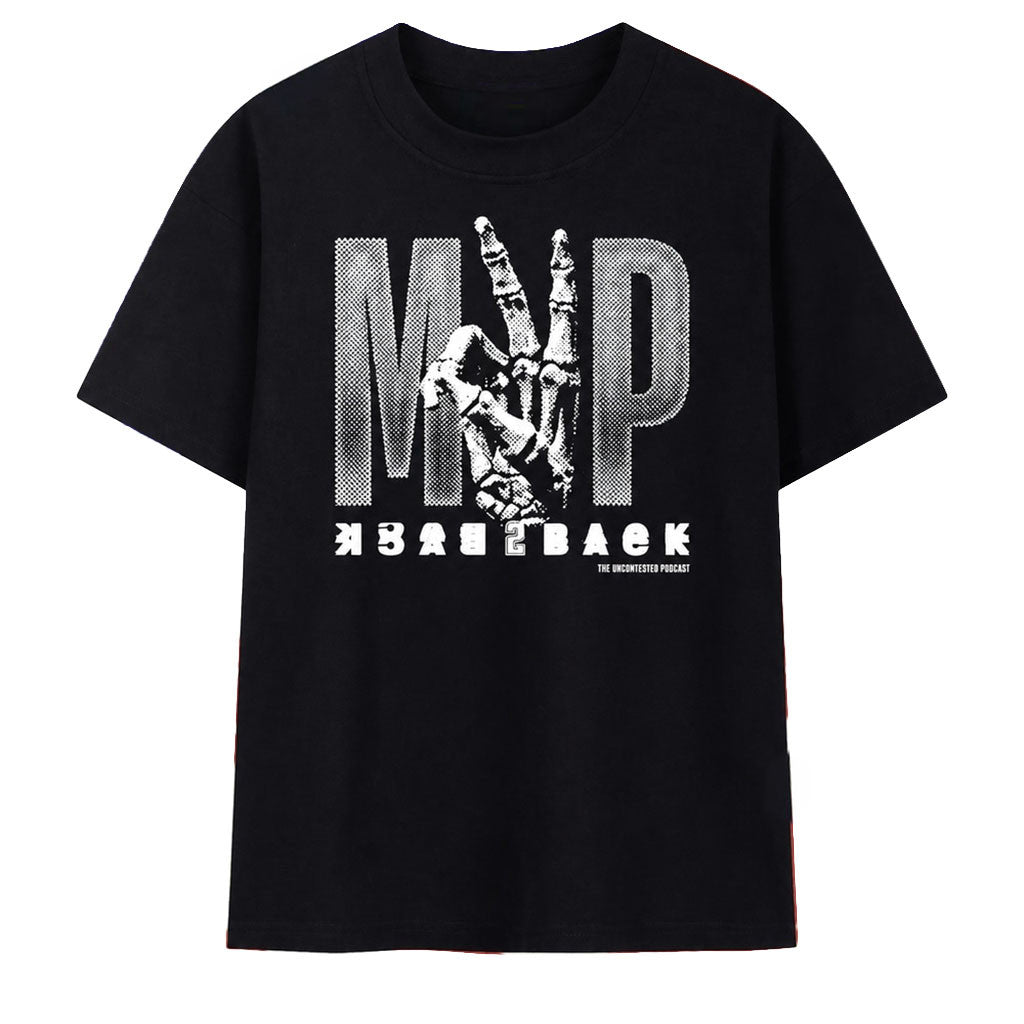 Shai Gilgeous Alexander MVP Skeleton Hand Back To Back 2025 2026 Oklahoma City Thunder T-Shirt - Merchluma
