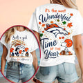 Denver Tigers Snoopy Autumn Fall Leaves Time Shirt Denver Tigers Merch Gift For Football Lover - Merchluma