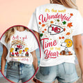 Kansas City Chiefs Snoopy Peanuts Fall Football Leaves Shirt KC Chiefs Merch Gift For Fans - Merchluma