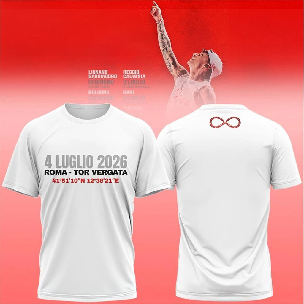 Ultimo Stadi 2027 La Favola Continua T-Shirt Ultimo Merch Best Gifts For Music Lovers - Merchluma