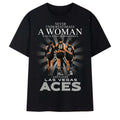Never Underestimate A Woman Who Loves Las Vegas Aces T-Shirt Gifts For Basketball Lovers - Merchluma