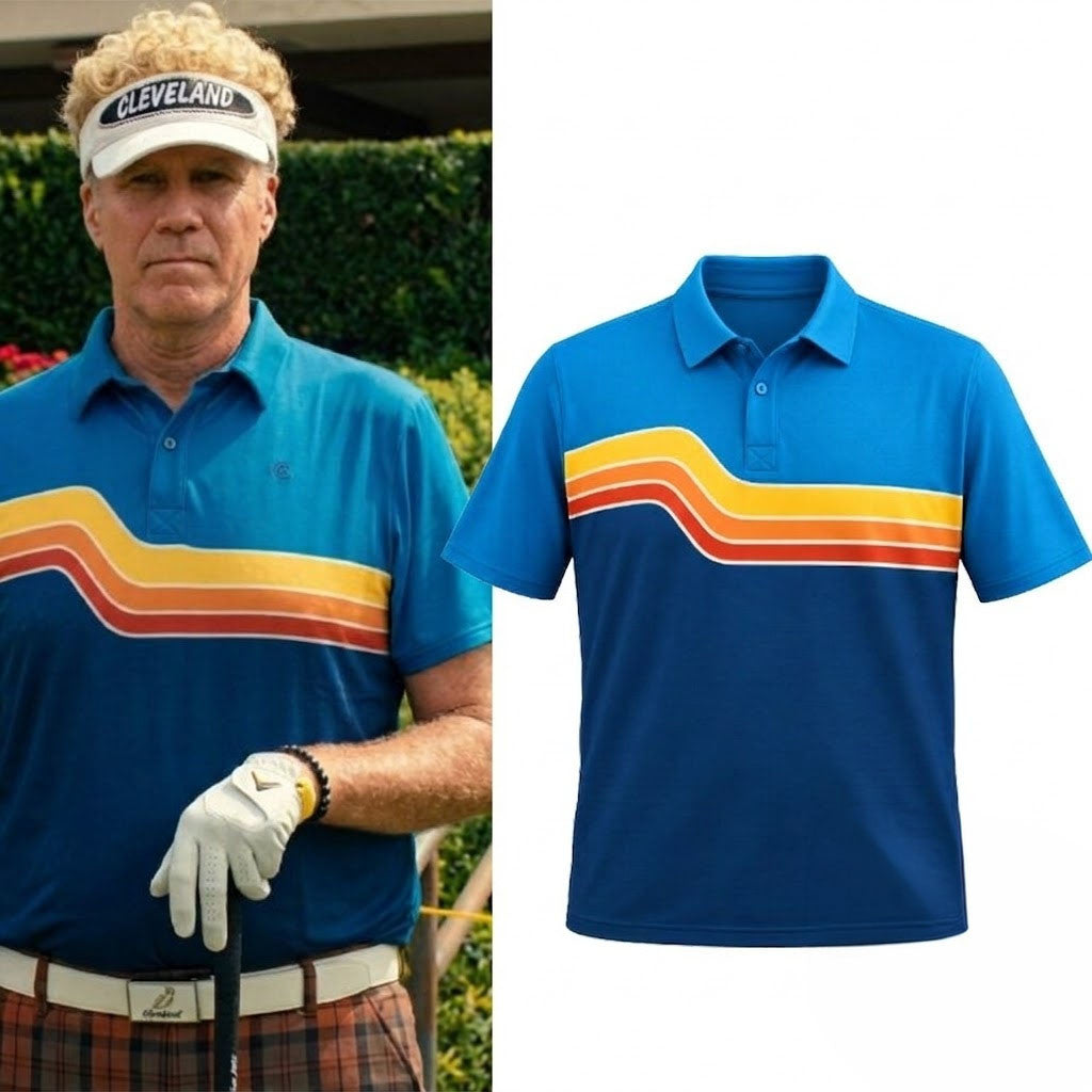 The Hawk Season 2 Will Ferrell Blue Polo Shirt 2026 The Hawk Merch Gifts For Dad - Merchluma