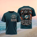 Miami Dolphins Firefighter Axes And Flames Shirt Miami Dolphins Merch Gift For Football Fans - Merchluma