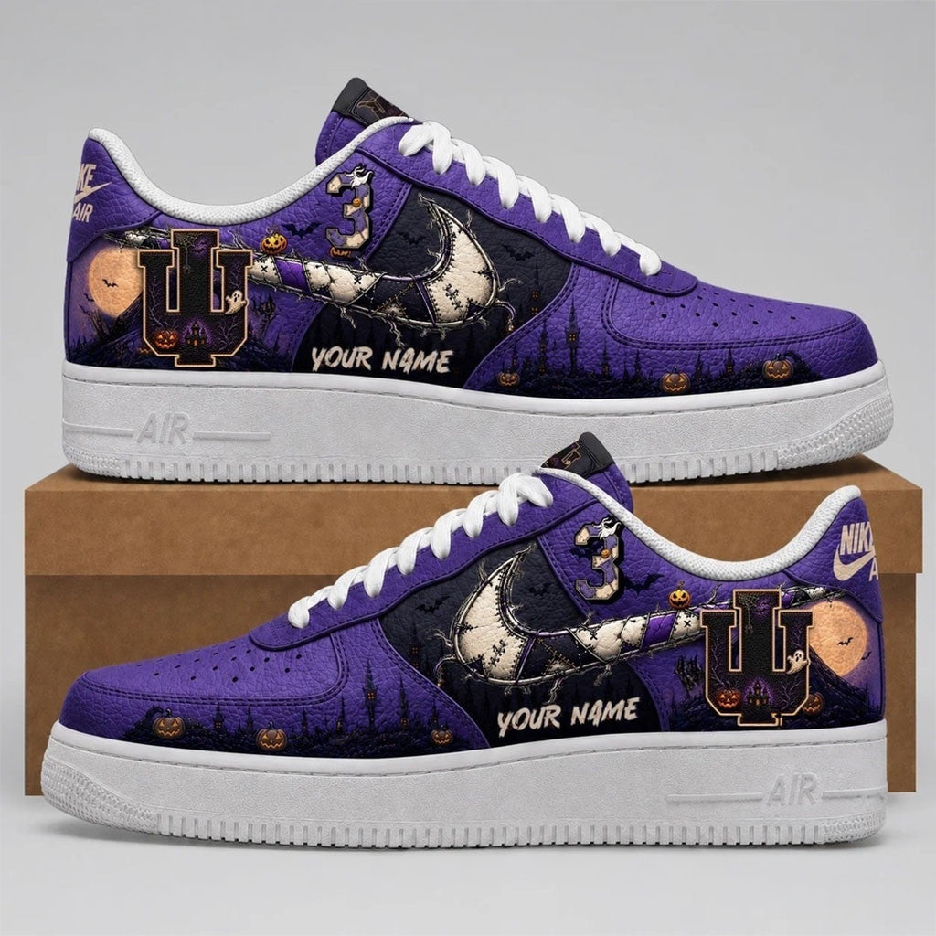 Personalized Indiana Hoosiers Merch 2026 Haunted Moon Halloween Shoes Sneakers Sport Fan Gifts - Merchluma