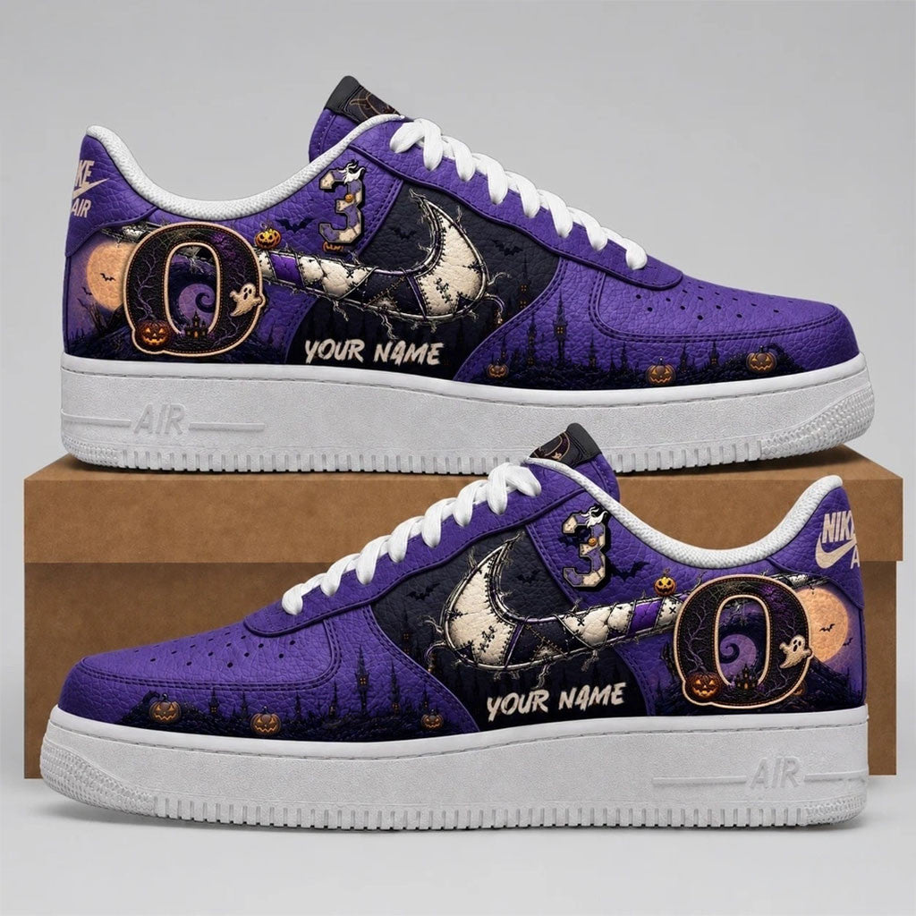 Personalized Oregon Ducks 2026 Haunted Moon Halloween Shoes Sneakers Oregon Ducks Merch Gifts - Merchluma