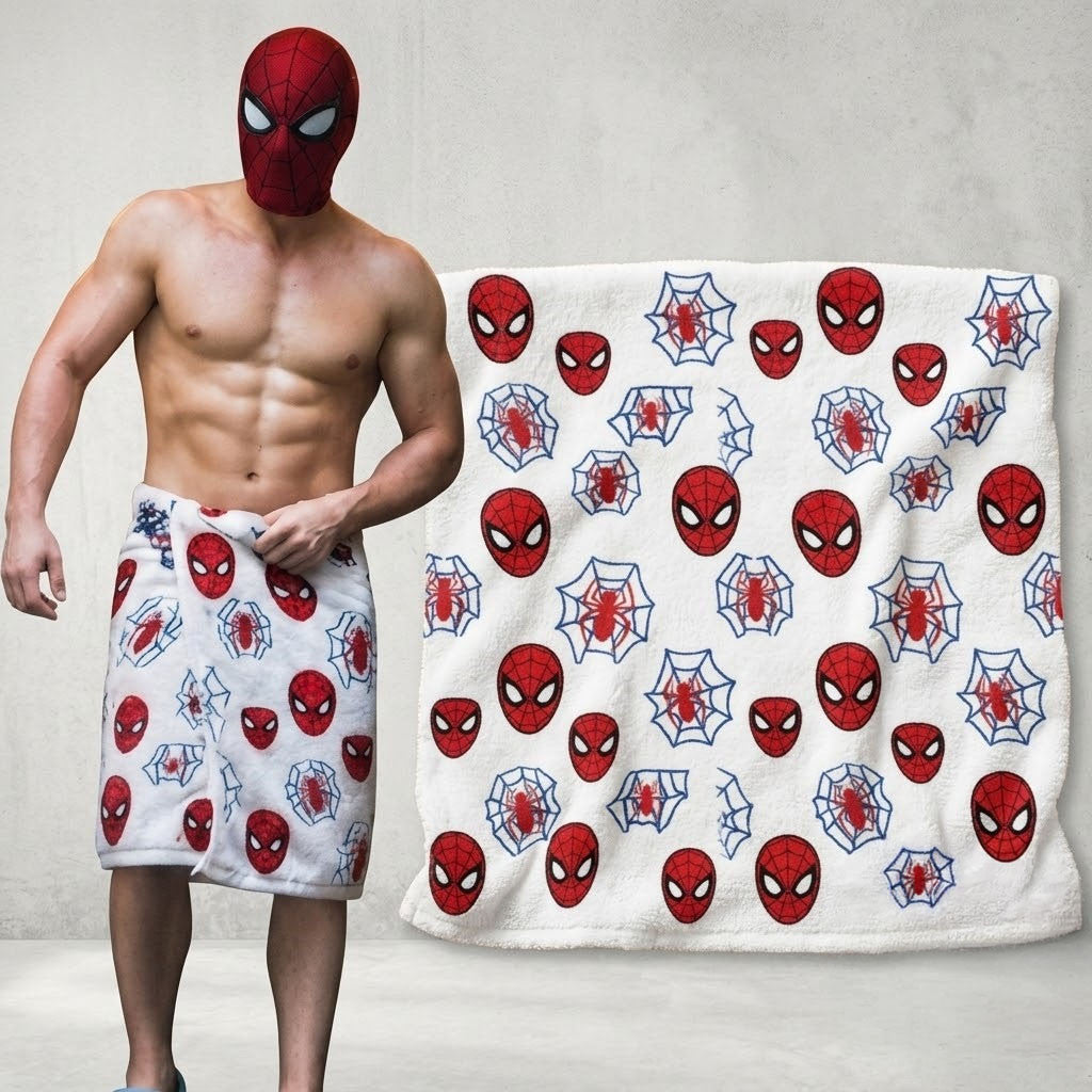Tom Holland Peter Parker Spider-Man Brand New Day 2026 Beach Towel Spider-Man Merch Fan Gifts - Merchluma