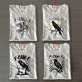 Raven F-Caw-F T-Shirt Funny Halloween Shirts Gift Ideas For Gothic Lovers - Merchluma
