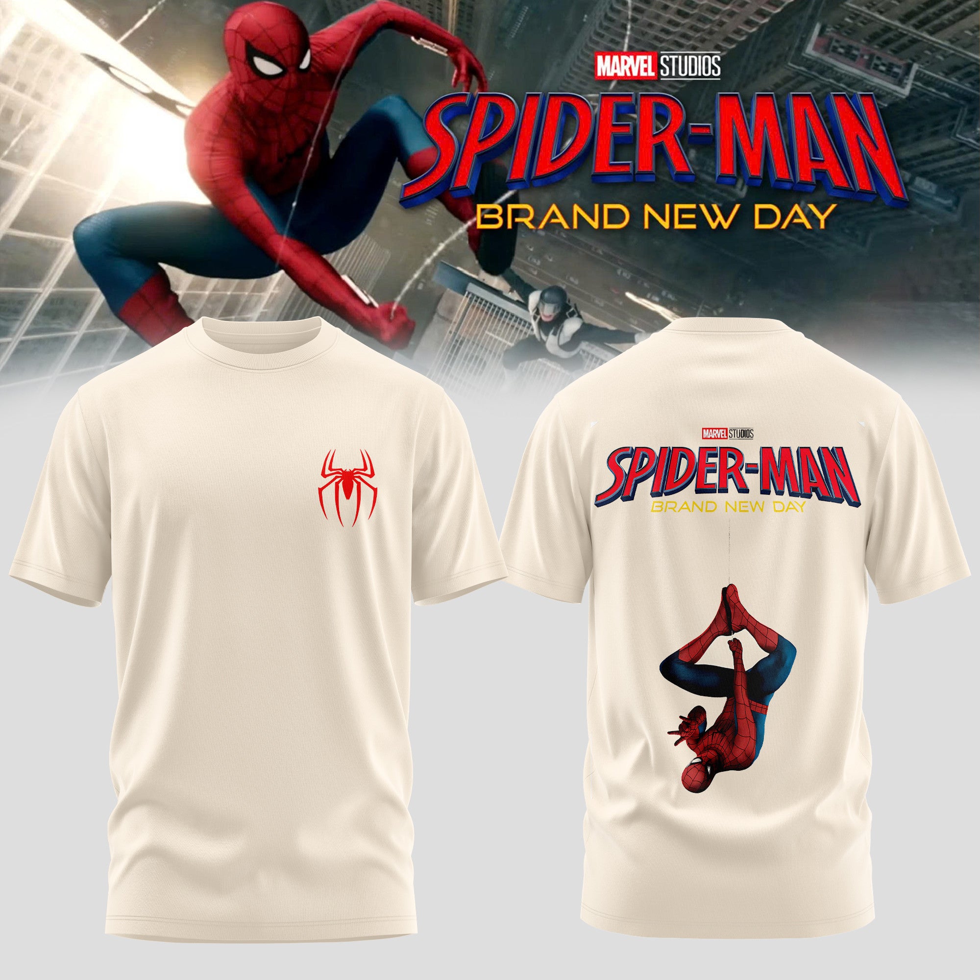 Spider-Man Brand New Day T-Shirt Superhero Shirt Spider-Man Merch Gift For Marvel Fans - Merchluma