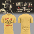 Gavin Adcock Tour 2026 Merch The Day I Hand It Up Tour T-Shirt Lucky Steer Head Tee Fan Gear - Merchluma