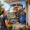 Personalized 9 11 Never Forgotten Flag Patriotic Remembrance Home Decor Gifts For Family - Merchluma