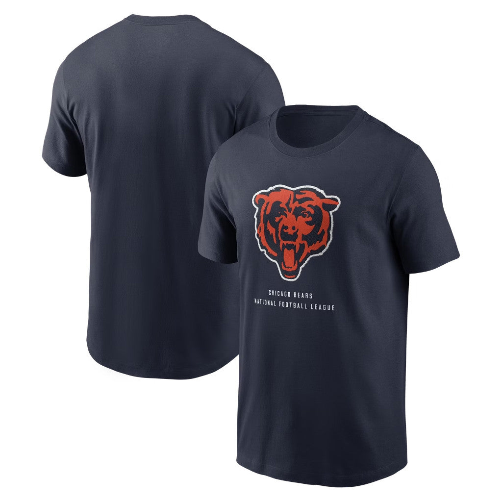Chicago Bears Merch 2026 Chicago Bears Property Of T-Shirt Navy Presents For Football Lovers - Merchluma