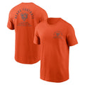 Chicago Bears Merch 2026 Chicago Bears Split Logo T-Shirt Orange Gift For Football Lovers - Merchluma