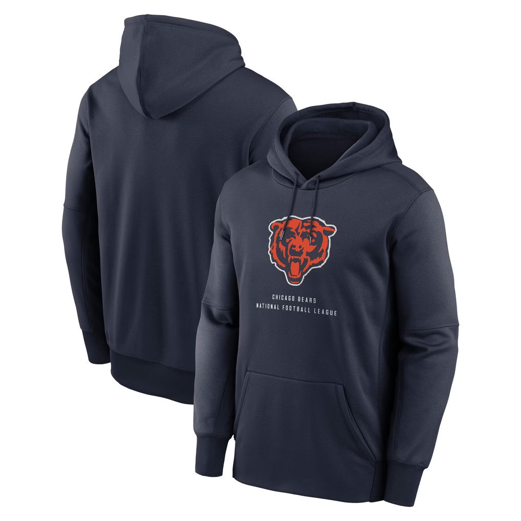 Chicago Bears Merch 2026 Chicago Bears Toss Sweep Hoodie Navy Football Enthusiast Gifts - Merchluma