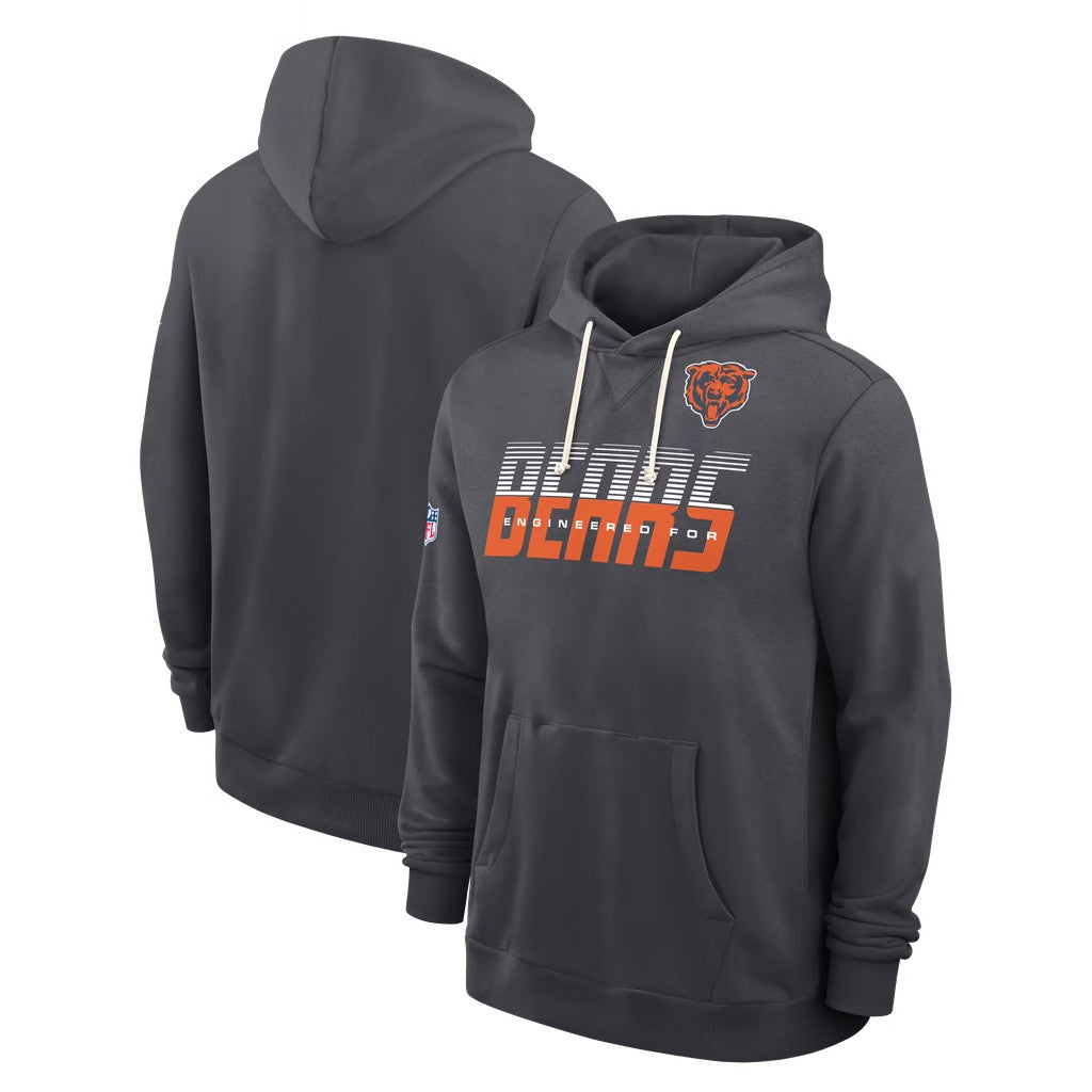 Chicago Bears Merch 2026 Chicago Bears Sideline Standard Issue Top Prospect Hoodie Fan Gifts - Merchluma