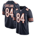 Colston Loveland Jersey Shirt Navy Chicago Bears Merch #84 Team Game Jersey 2026 Gift For Fans - Merchluma