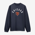 Chicago Bears Merch 2026 Chicago Bears Primetime Club Sweatshirt Navy Gift For Football Lovers - Merchluma