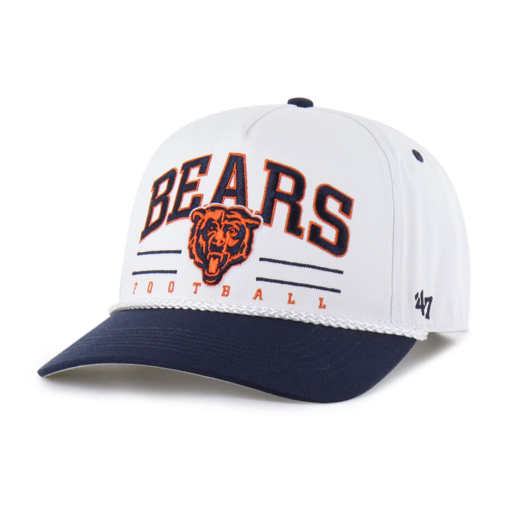 Chicago Bears Merch 2026 Chicago Bears 47 Roscoe Two-Tone Embroidered Hat Football Fan Gifts - Merchluma