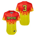 Savannah Bananas Merch 2026 Firefighters BBCL Jersey Red Flame Jersey Present For Baseball Fans - Merchluma