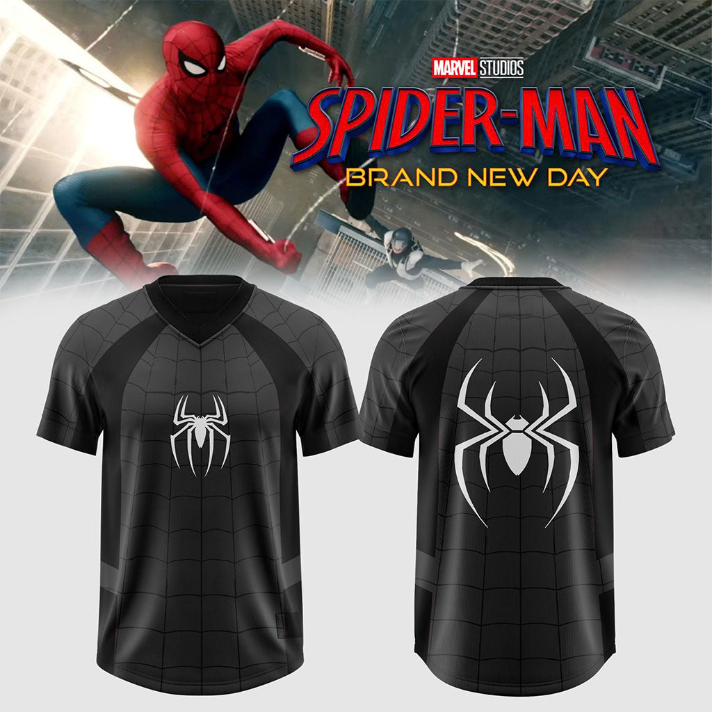 Spider-Man Brand New Day V-Neck Shirt 2026 Spider-Man Merch Presents For Marvel Fans - Merchluma