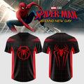 Spider-Man Brand New Day V-Neck Shirt Black And Red Spider-Man Merch 2026 Marvel Fan Presents - Merchluma
