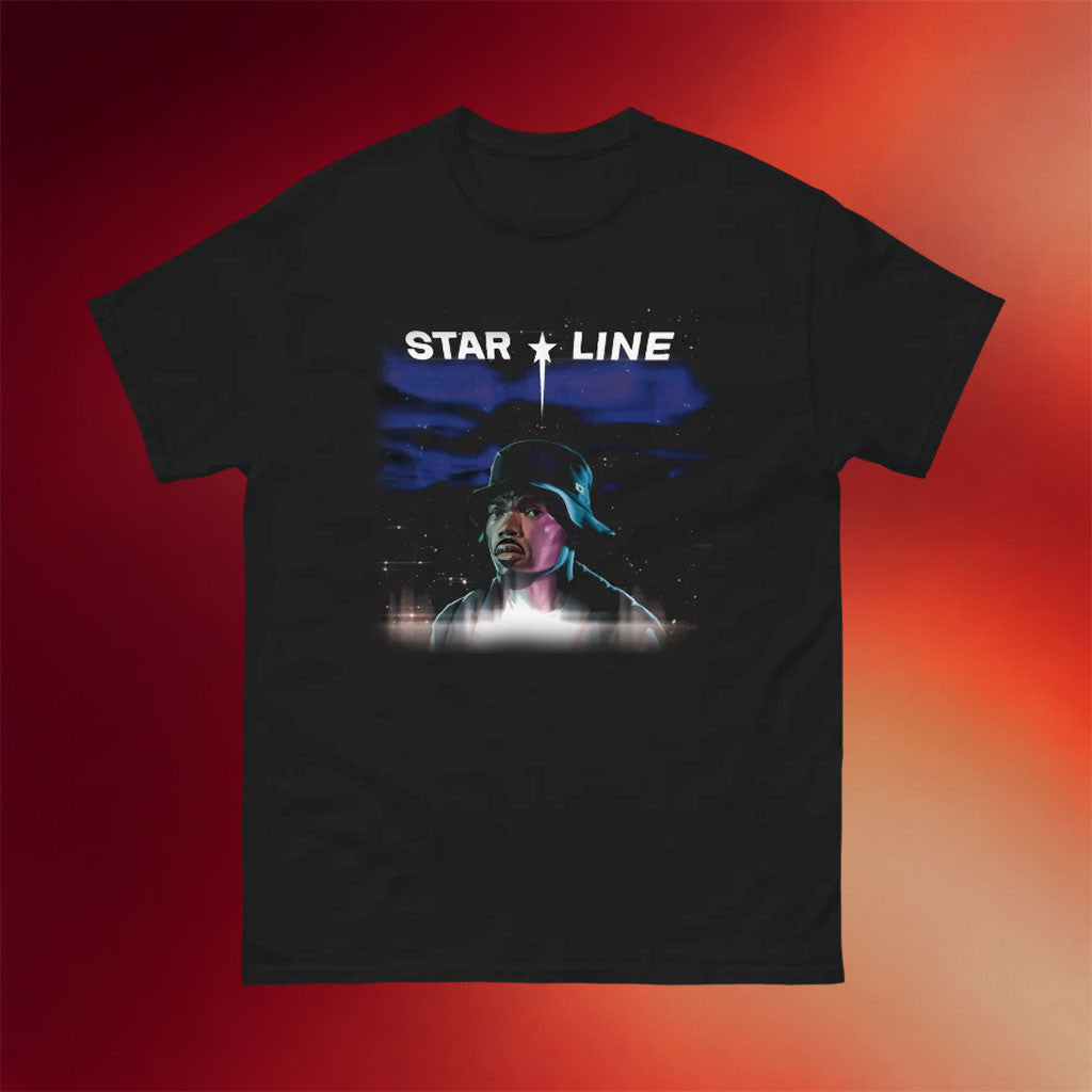 Chance The Rapper Merch 2026 Star Line Album T-Shirt Black Best Gifts For Hip Hop Fans - Merchluma