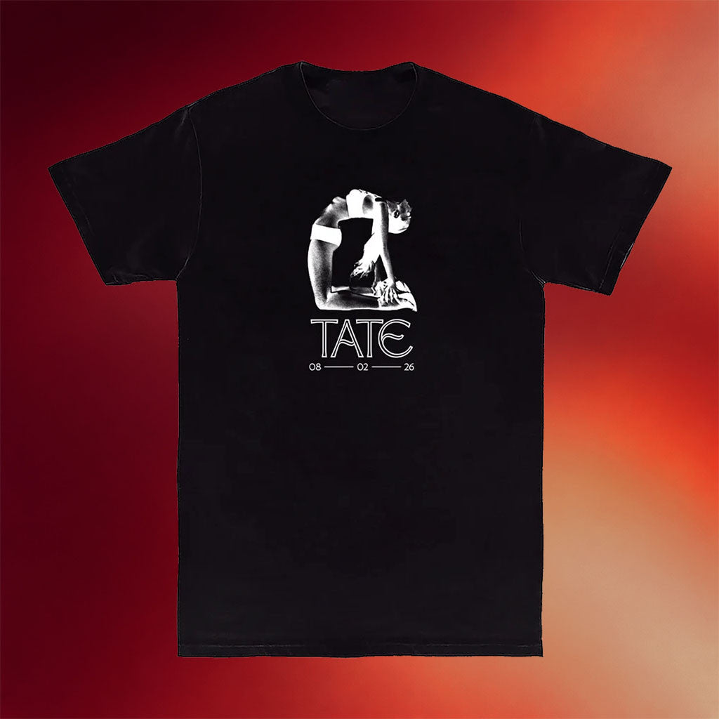 Tate McRae Merch 2026 Inverted Body T-Shirt Black Tate McRae New Merch Gift For Fans - Merchluma