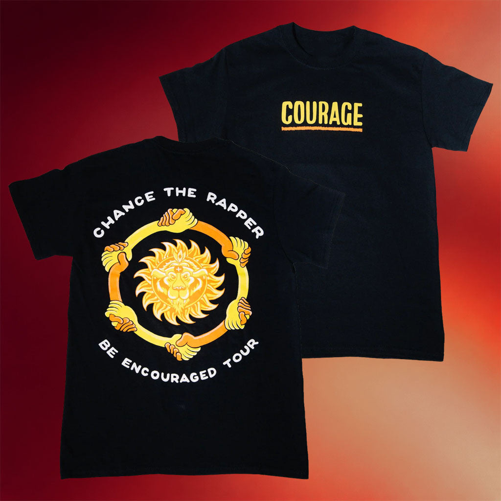 Chance The Rapper Merch 2026 Black Be Encouraged Tour T- Shirt Hip Hop Lover Gifts - Merchluma