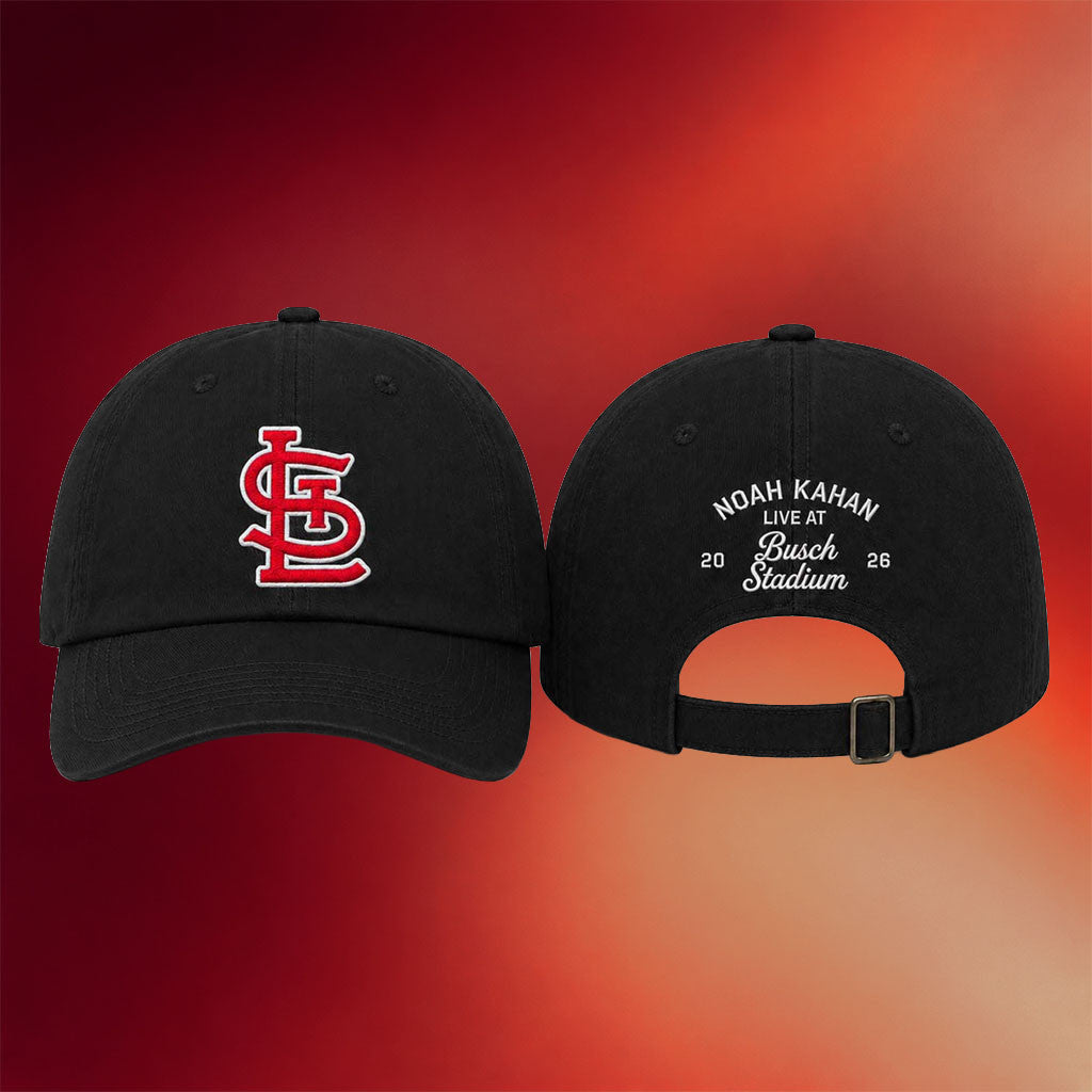 Noah Kahan Merch 2026 NK St Louis Cardinals Busch Stadium Hat Embroidered Noah Kahan STL Merch - Merchluma