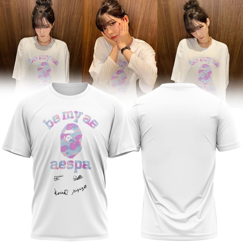 Aespa Be My Ae T-Shirt Aespa Merch Birthday Gift For Sister - Merchluma