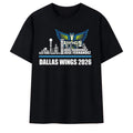 Dallas Wings 2026 Skyline Roster Word Art Basketball T-Shirt Dallas Wings Merch Fan Gifts - Merchluma