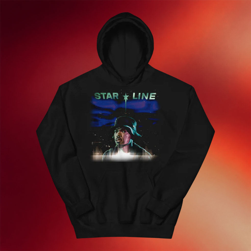 Chance The Rapper Merch 2026 Star Line Album Hoodie Black Gifts For Hip Hop Lovers - Merchluma
